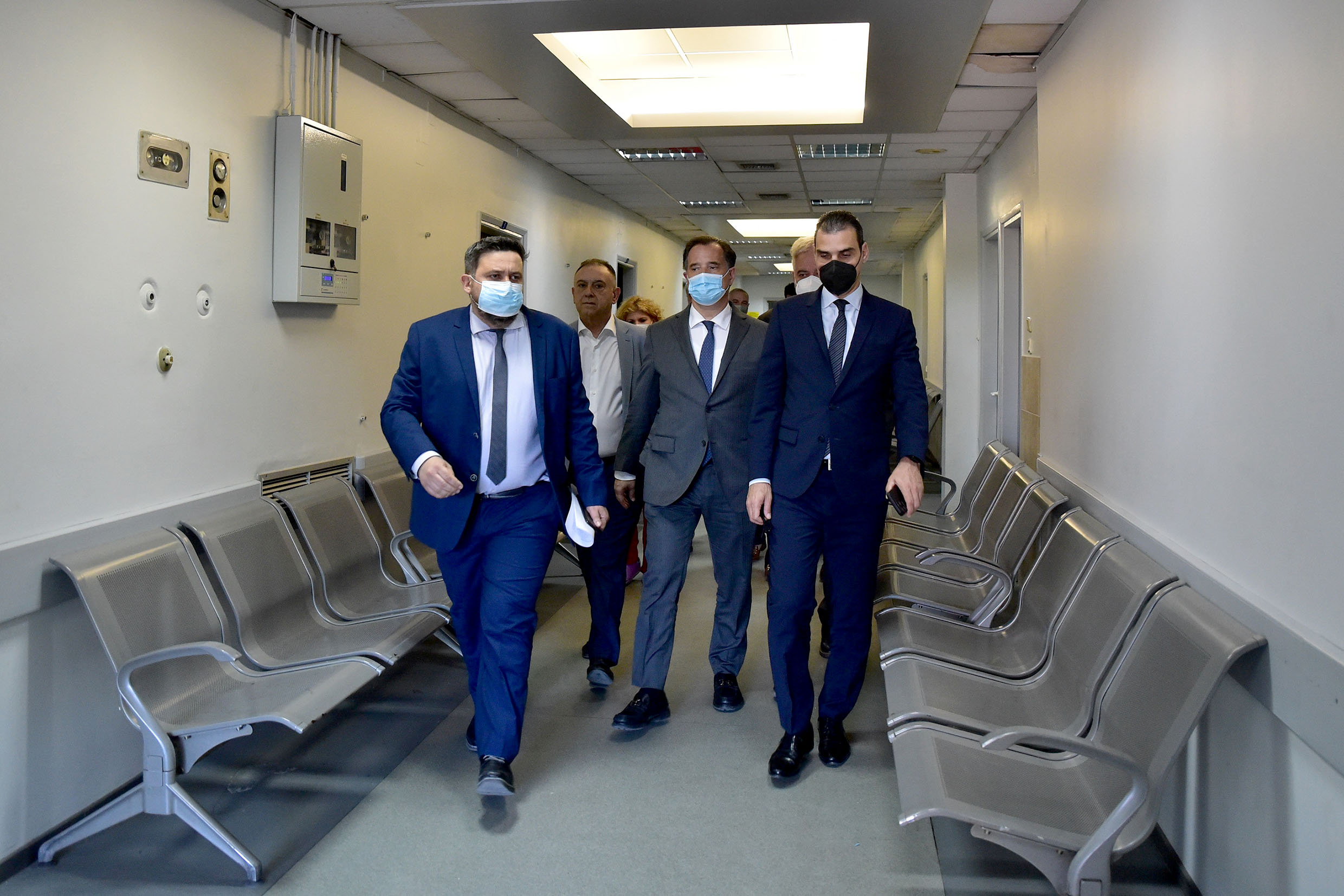 Επίσκεψη Α. Γεωργιάδη και Μ. Θεμιστοκλέους στο Π.Γ.Ν. και στο Γ.Ν. Λάρισας